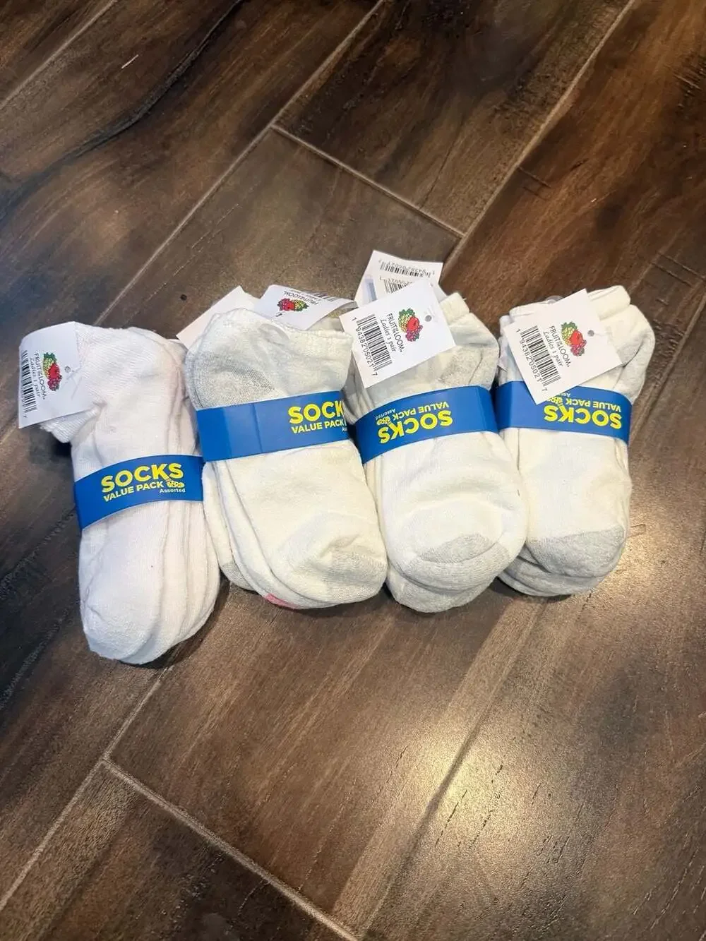 Fruit of the Loom Ladies Ankle Socks Value Pack - 4 Pairs